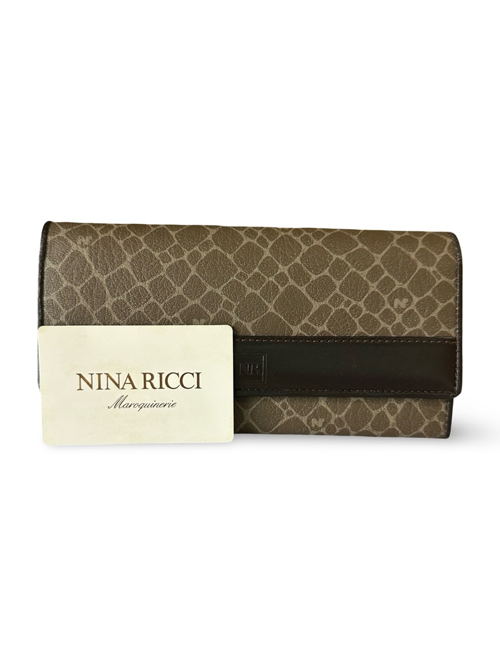 Nina Ricci Maroquinerie Monogram Long Continental Wallet